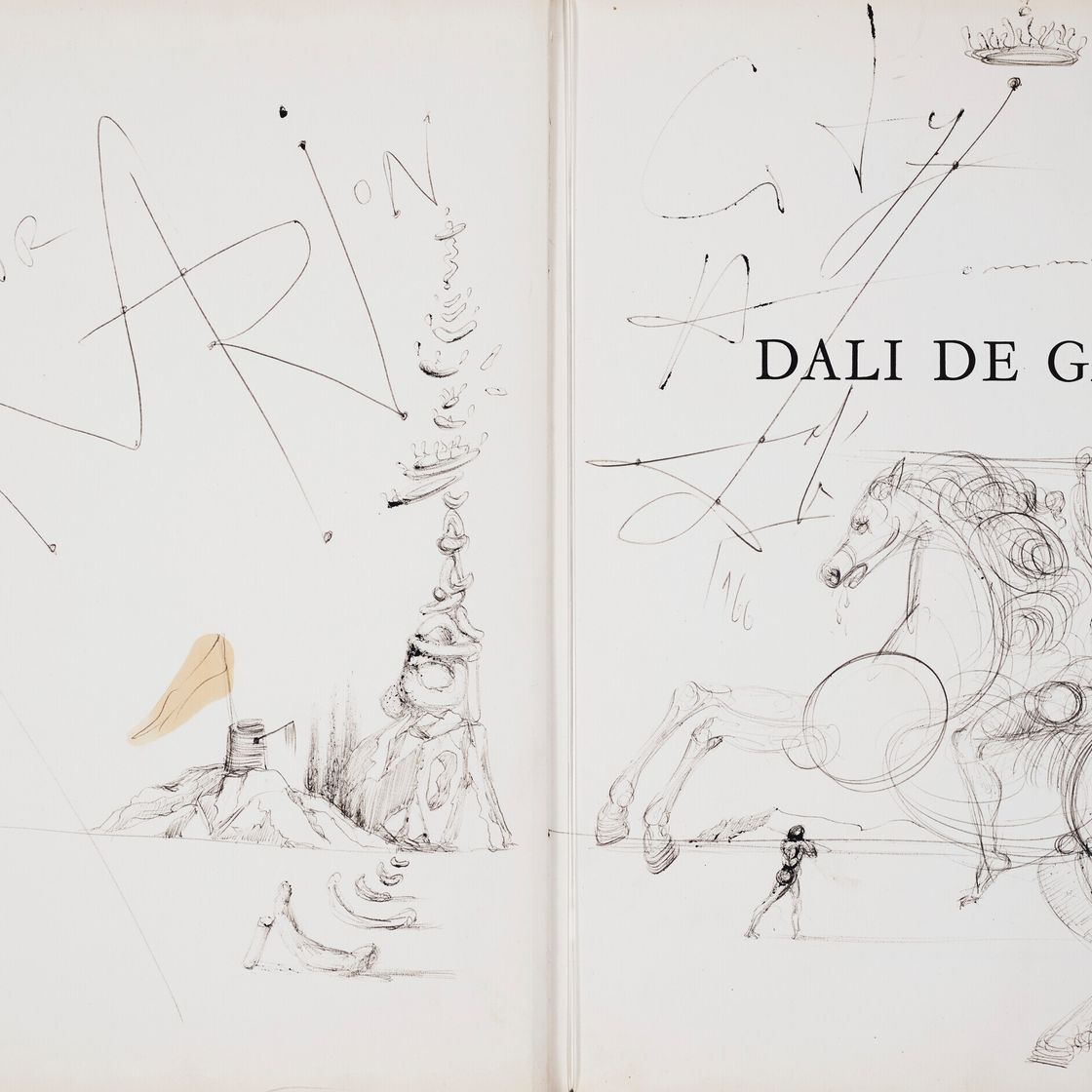 Salvador Dalí — "Дон Кихот", "путешествие по геологии", "кавалер данса без денег", изображение 1