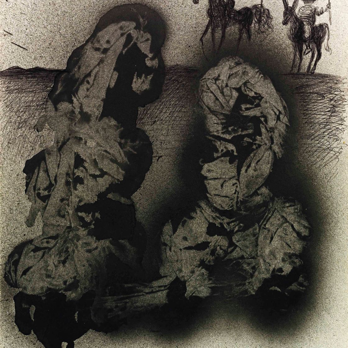 Salvador Dalí — Керано пришел из ленцуоли, бьянки, чтобы разделить с кем-то радость.