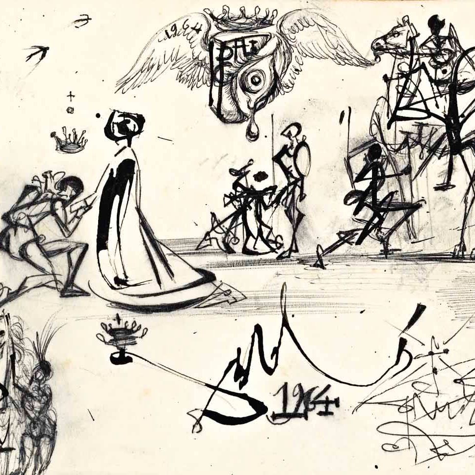 Salvador Dalí — Дон Чисиотте сорпрезо сенца арми