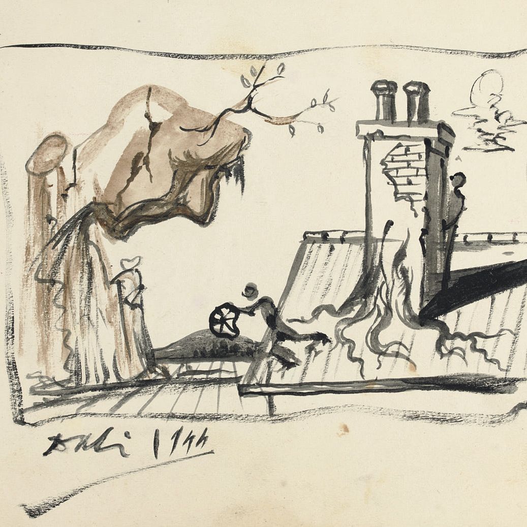 Salvador Dalí — Крыша, дизайн для завороженных
