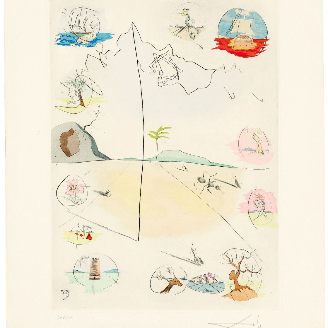 Salvador Dalí — Двенадцать колен Израилевых, изображение 3