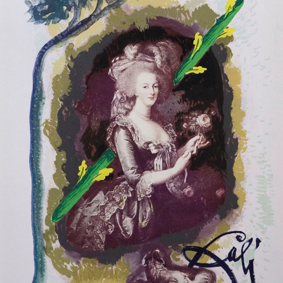 Salvador Dalí — Королева Батона, тайный рудокоп, проект для всех карт "Вселенная Таро Сальвадора Дали"