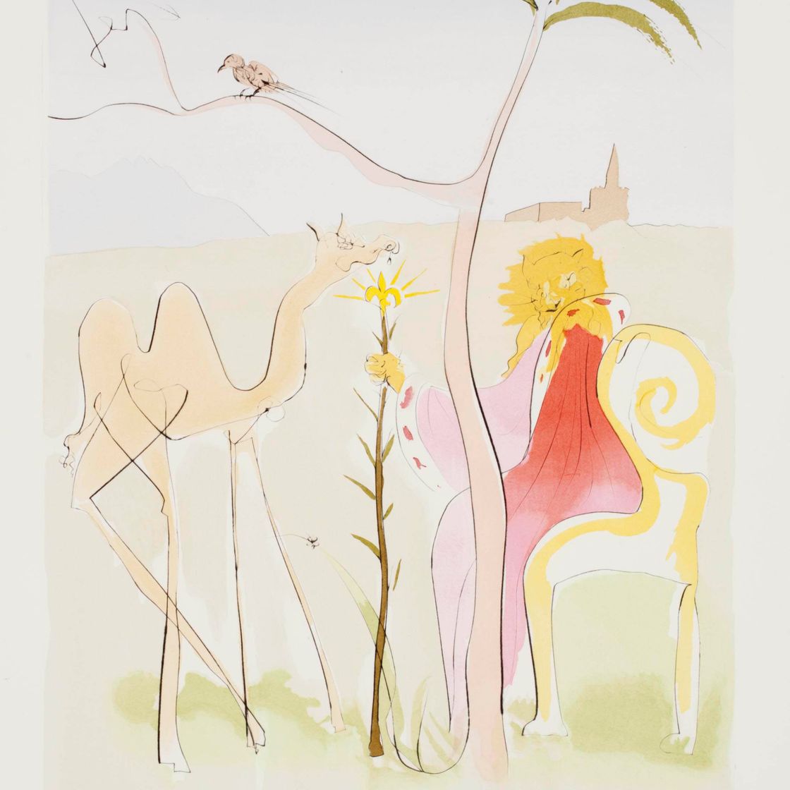 Salvador Dalí — Бестиарий Лафонтена Далиниса, Робер Муре, "Издания современных мэтров", Париж, 1974 (M. & L. 653-664)