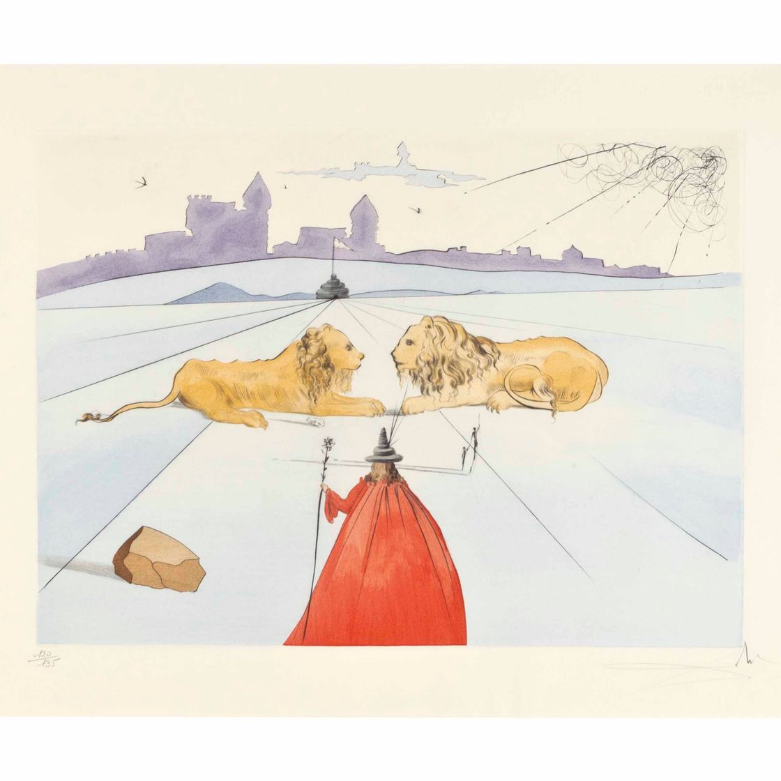 Salvador Dalí — Двенадцать колен Израилевых, Transworld Art, Нью-Йорк, 1973