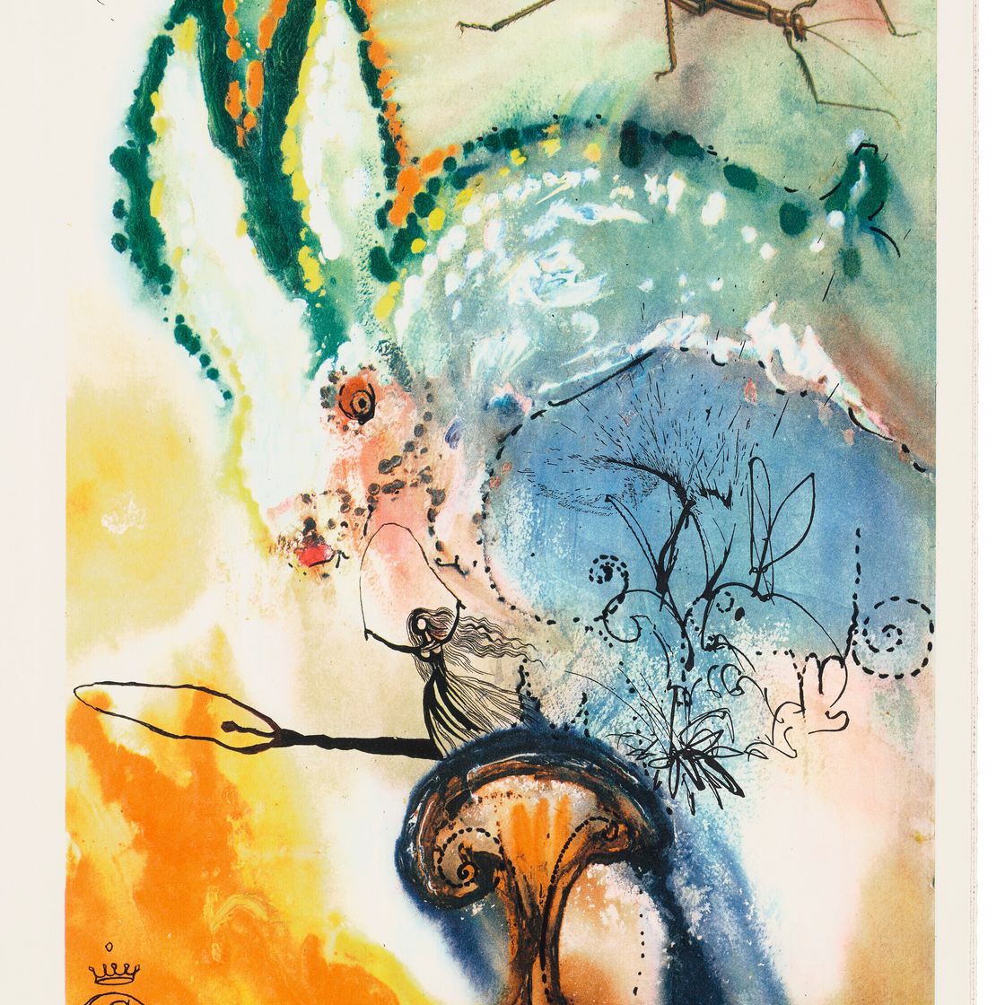 Salvador Dalí — Приключения Алисы в Стране чудес, изображение 2