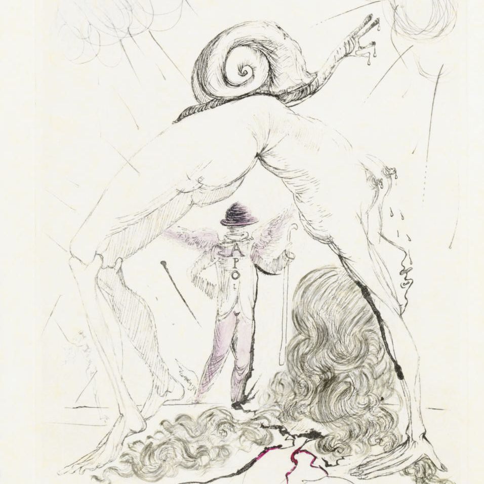 Salvador Dalí — Стихотворения "Секреты Аполлонера" (Мишлер и Лопсингер, 189-198)