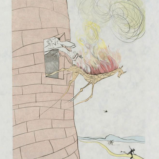 Salvador Dalí — После 50 лет сюрреализма : двенадцать рисунков (c.f. M. & L. 665-676)