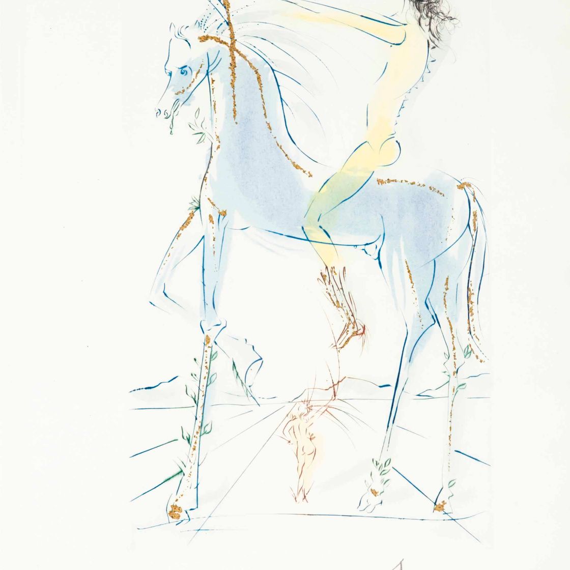 Salvador Dalí — "Песнь песней", Леон Амиэль, Нью-Йорк, 1971