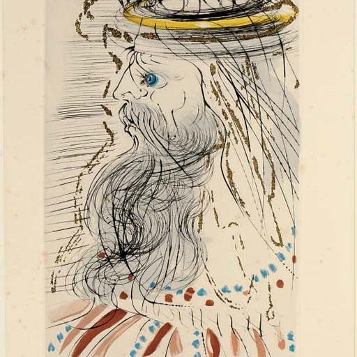 Salvador Dalí — "Песнь хвалы Соломону", Нью-Йорк, Леон Амиэль, 1971 (M. & L. 468-79)