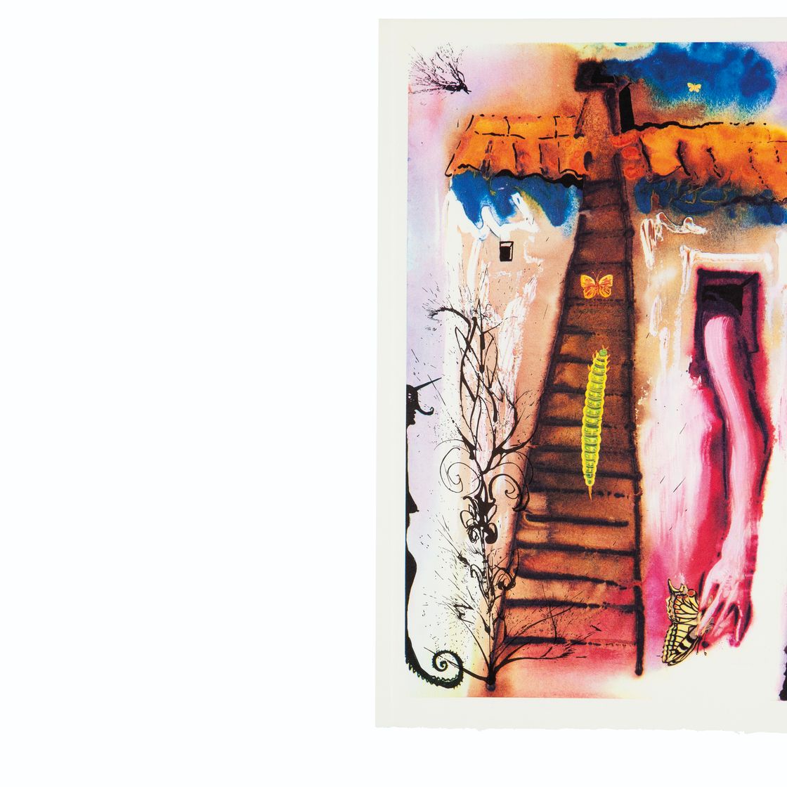 Salvador Dalí — Льюис Кэрролл, "Приключения Алисы в стране чудес", издательство "Меценат Пресс", Рэндом Хаус, Нью-Йорк, 1969, изображение 5