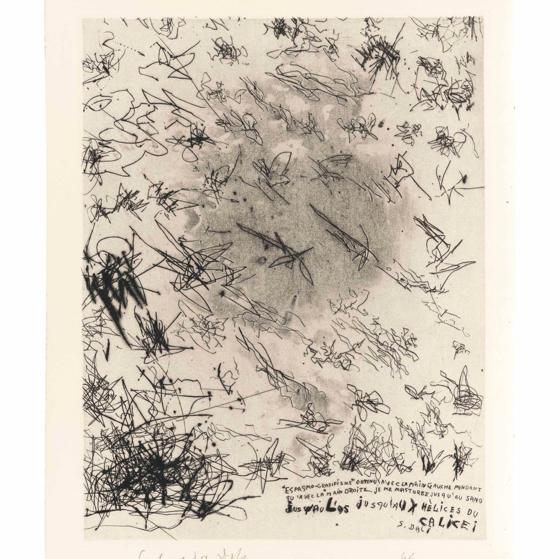 Salvador Dalí — Жорж Гюгне, Онан, "Сюрреалистические чтения", Париж, 1934