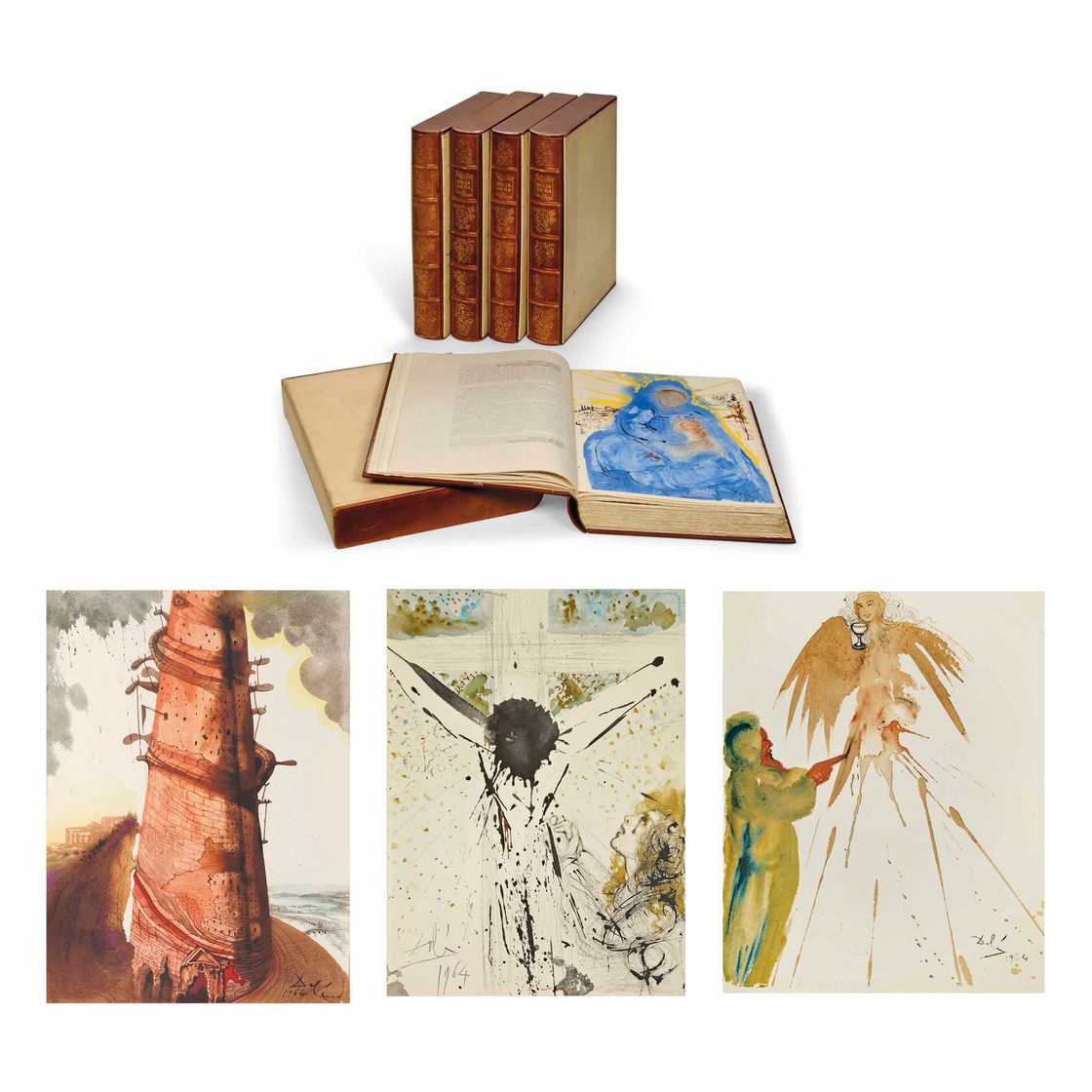 Salvador Dalí — Священная библия, Милан, Риццоли, 1967