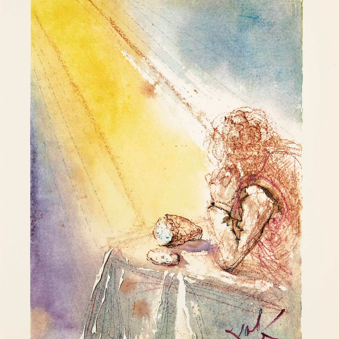 Salvador Dalí — "Патерностер", "Риццоли Эдиторе", Милан, 1966 (Мишель-Лопсингер, 1599)