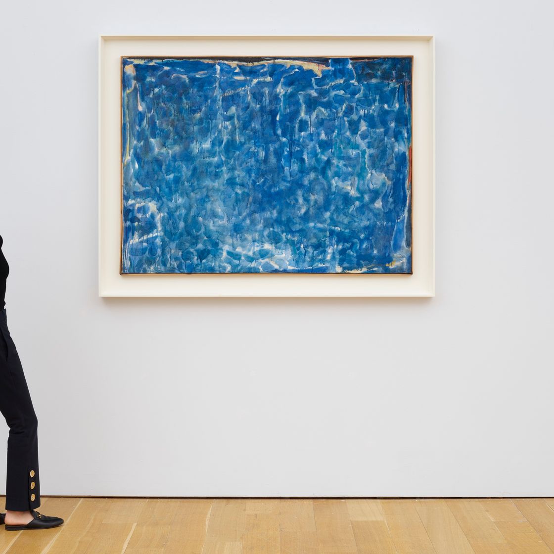 Sam Francis — Синяя композиция, изображение 3