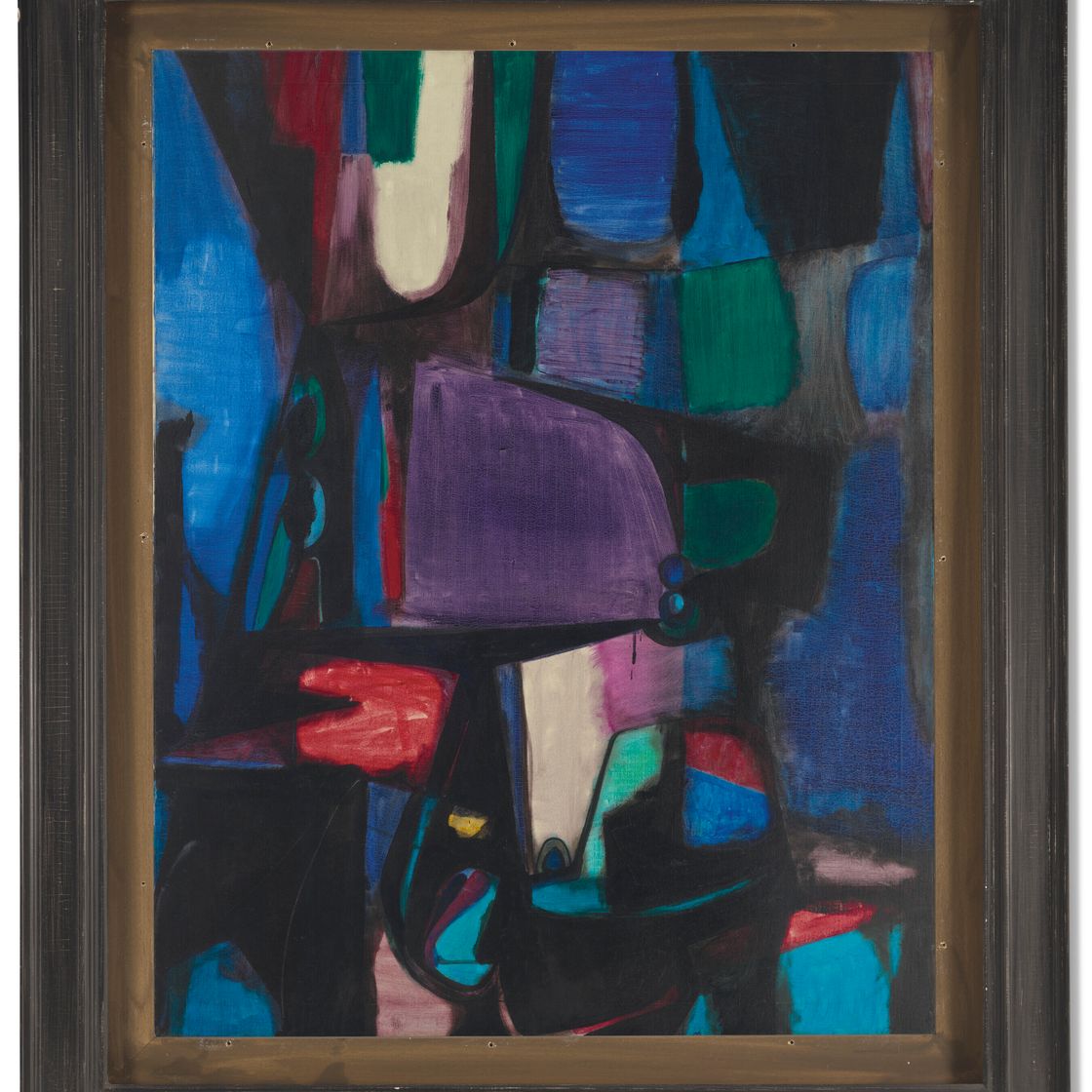 Sam Francis — Синий и розовый, изображение 2