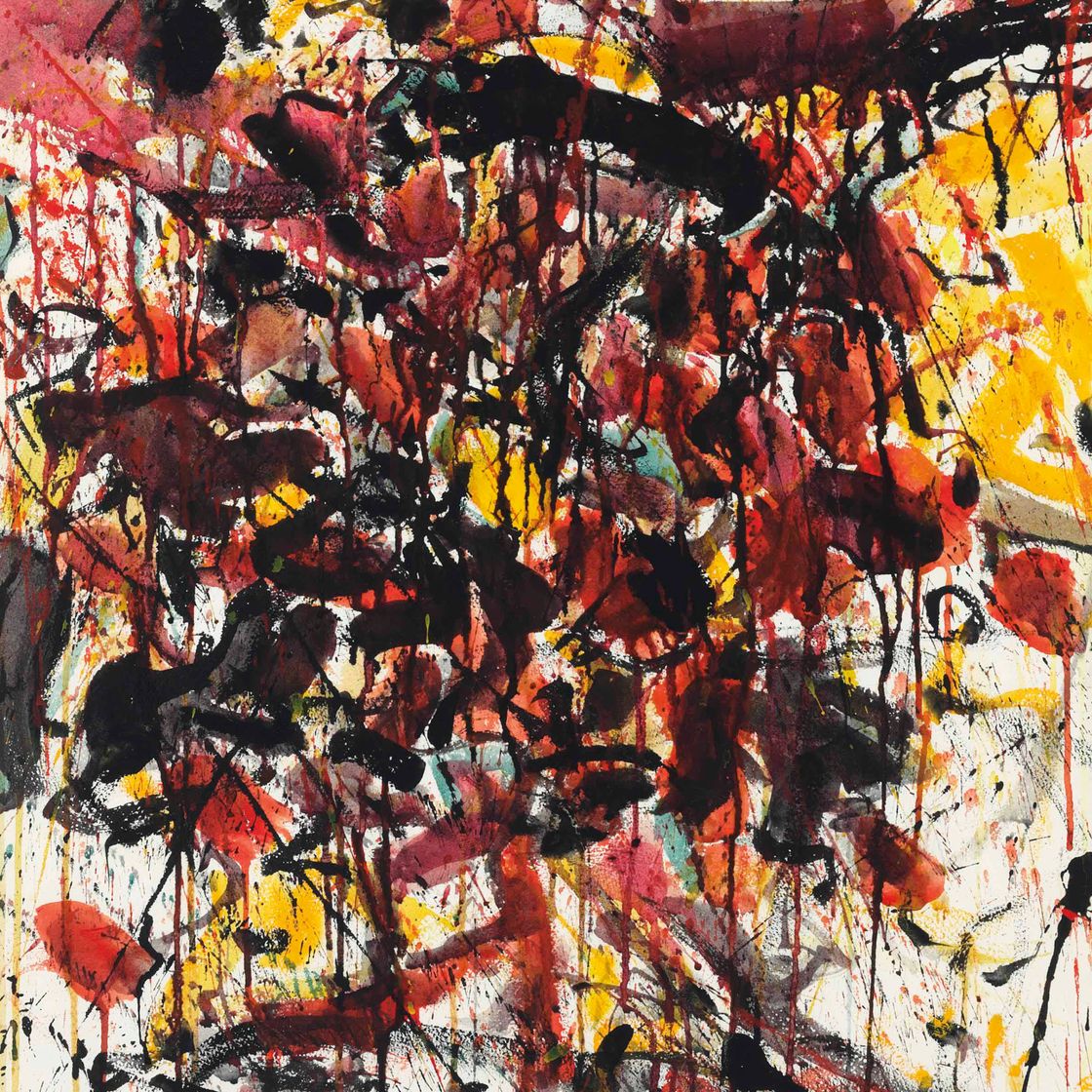 Sam Francis — Черный и так далее