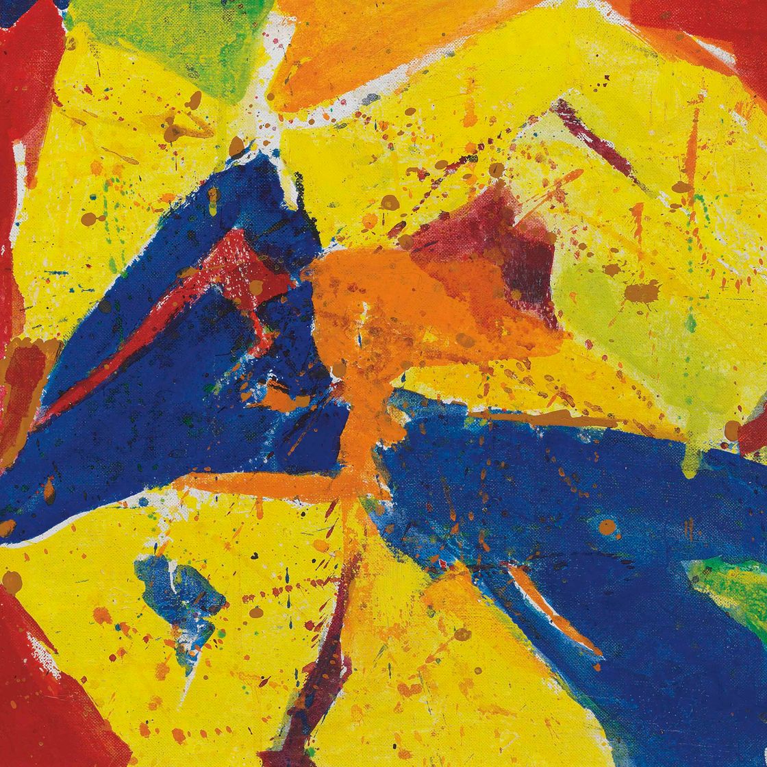 Sam Francis — Синий, Желтый, Красный