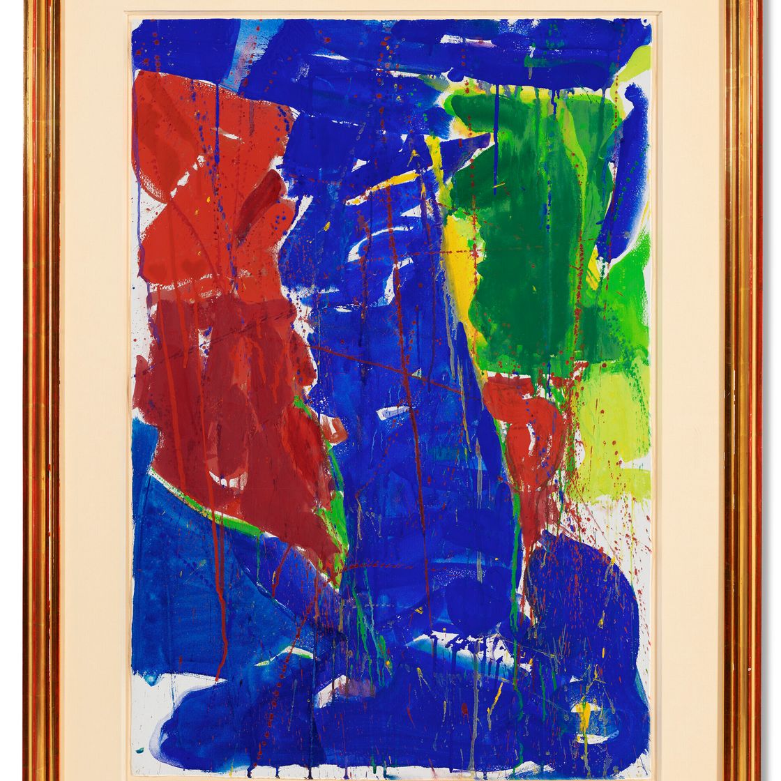 Sam Francis — Синий между Красным и зеленым, изображение 2