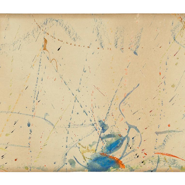 Sam Francis — Эскиз для настенной росписи банка "Чейз Манхэттен", изображение 1
