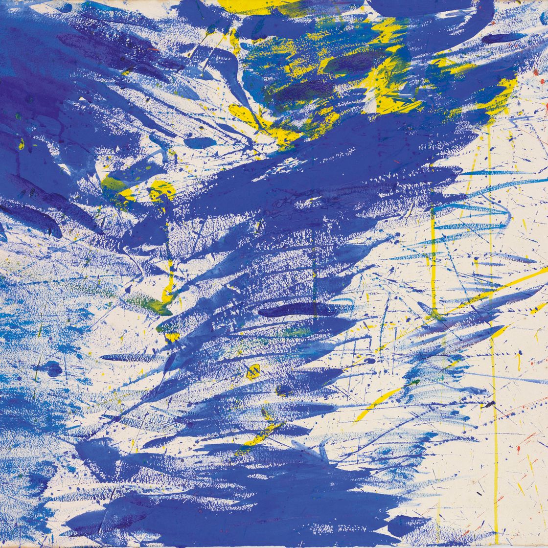 Sam Francis — № 3 (синий и желтый)