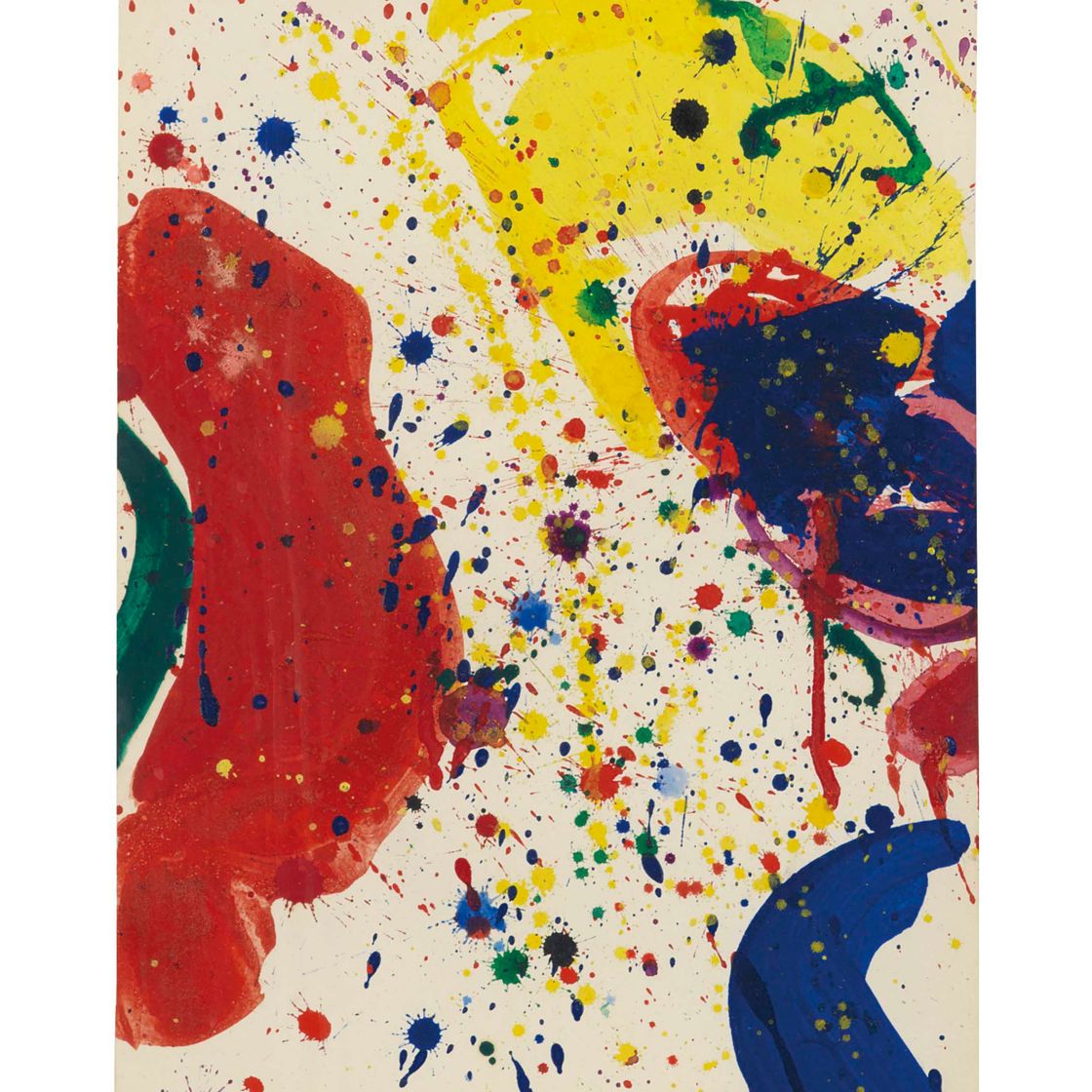 Sam Francis — Красный, желтый и синий