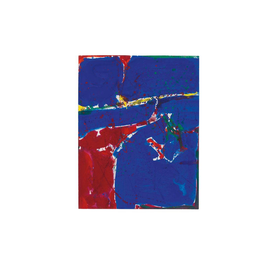 Sam Francis — Красный и синий