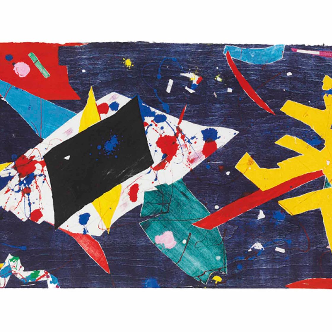 Sam Francis — Без названия (SFM 83 - 509)