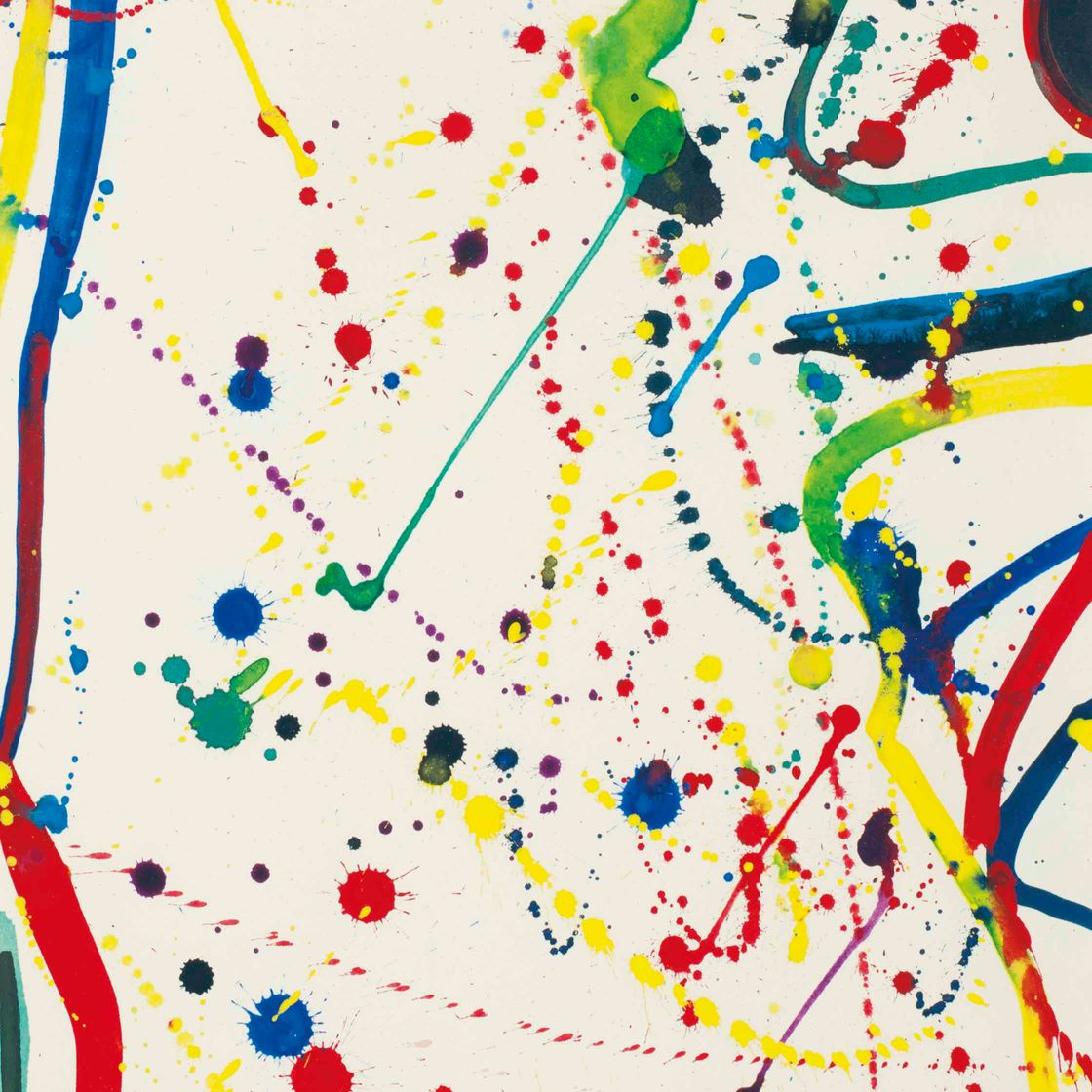 Sam Francis — Без названия (Яркое кольцо)
