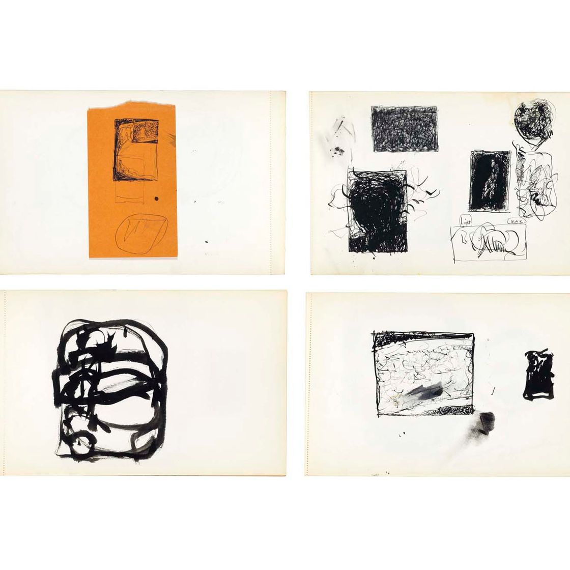 Sam Francis — Без названия (Альбом для рисования)