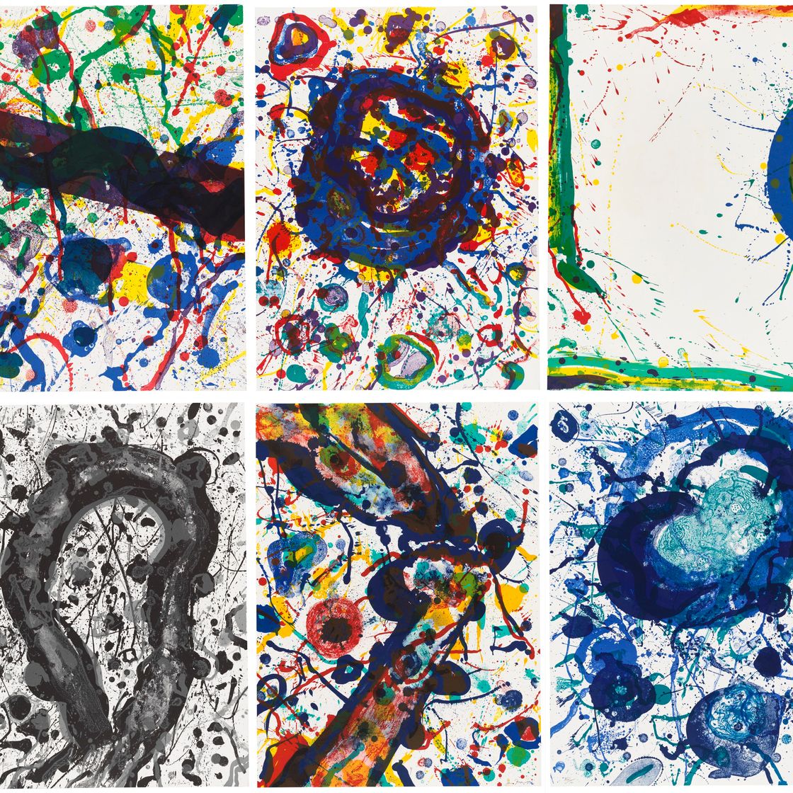 Sam Francis — Мишель Вальдберг: Стихи о мире