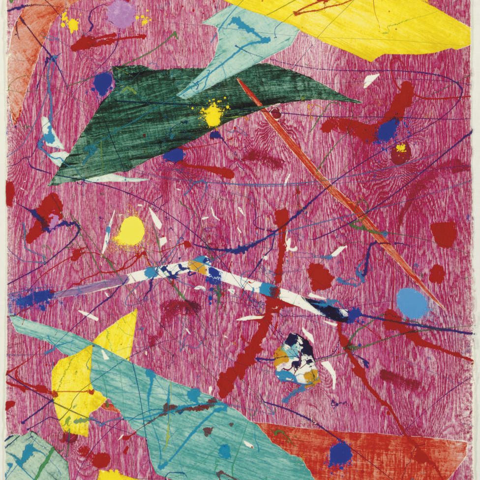 Sam Francis — [Без названия] (SFM 84-128; Мамору Йонекура, 31)