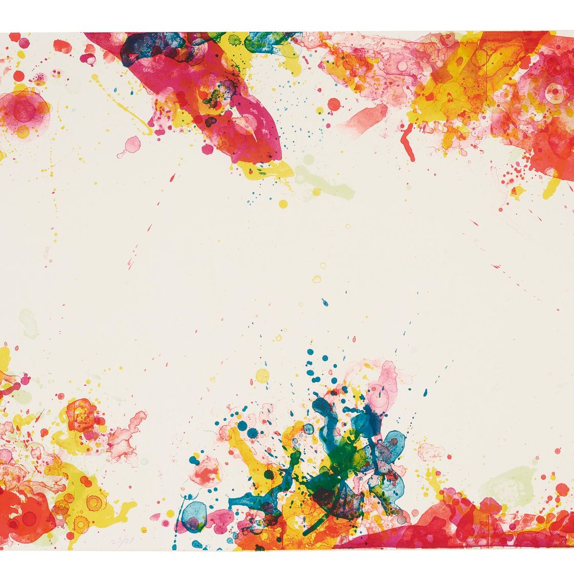 Sam Francis — Селезенка (красная)