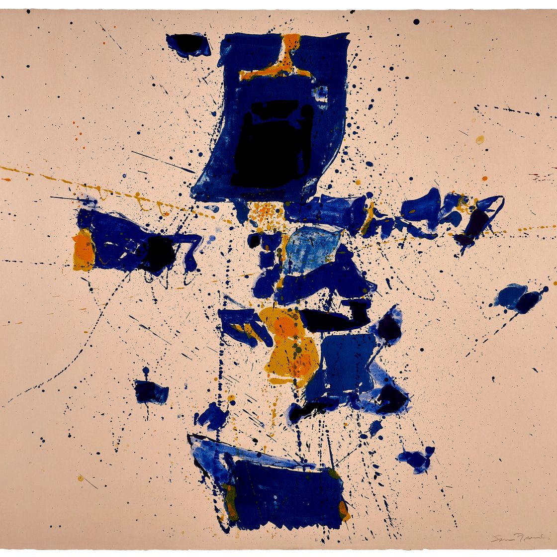 Sam Francis — Три гравюры художника