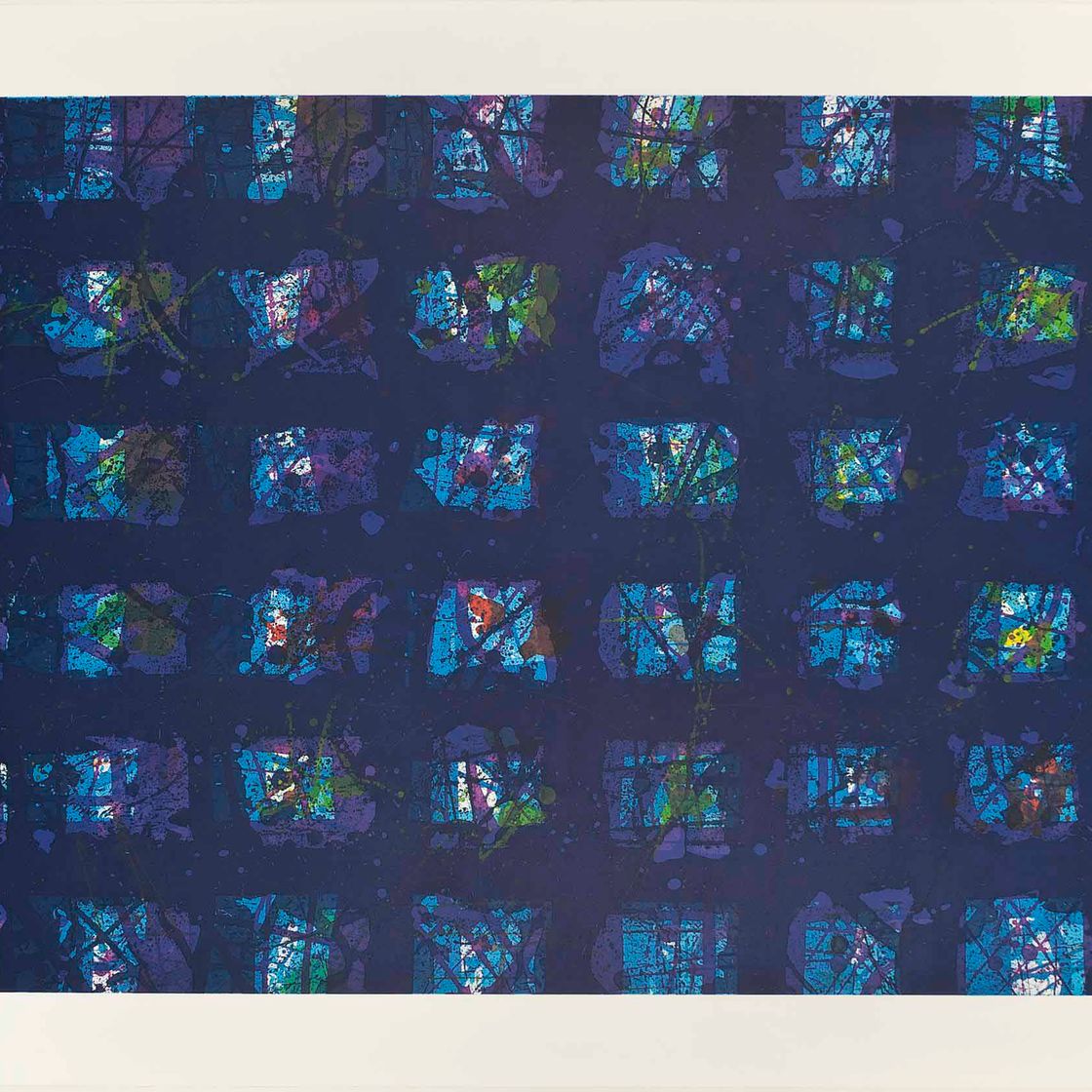 Sam Francis — Сцена: Ла нотте