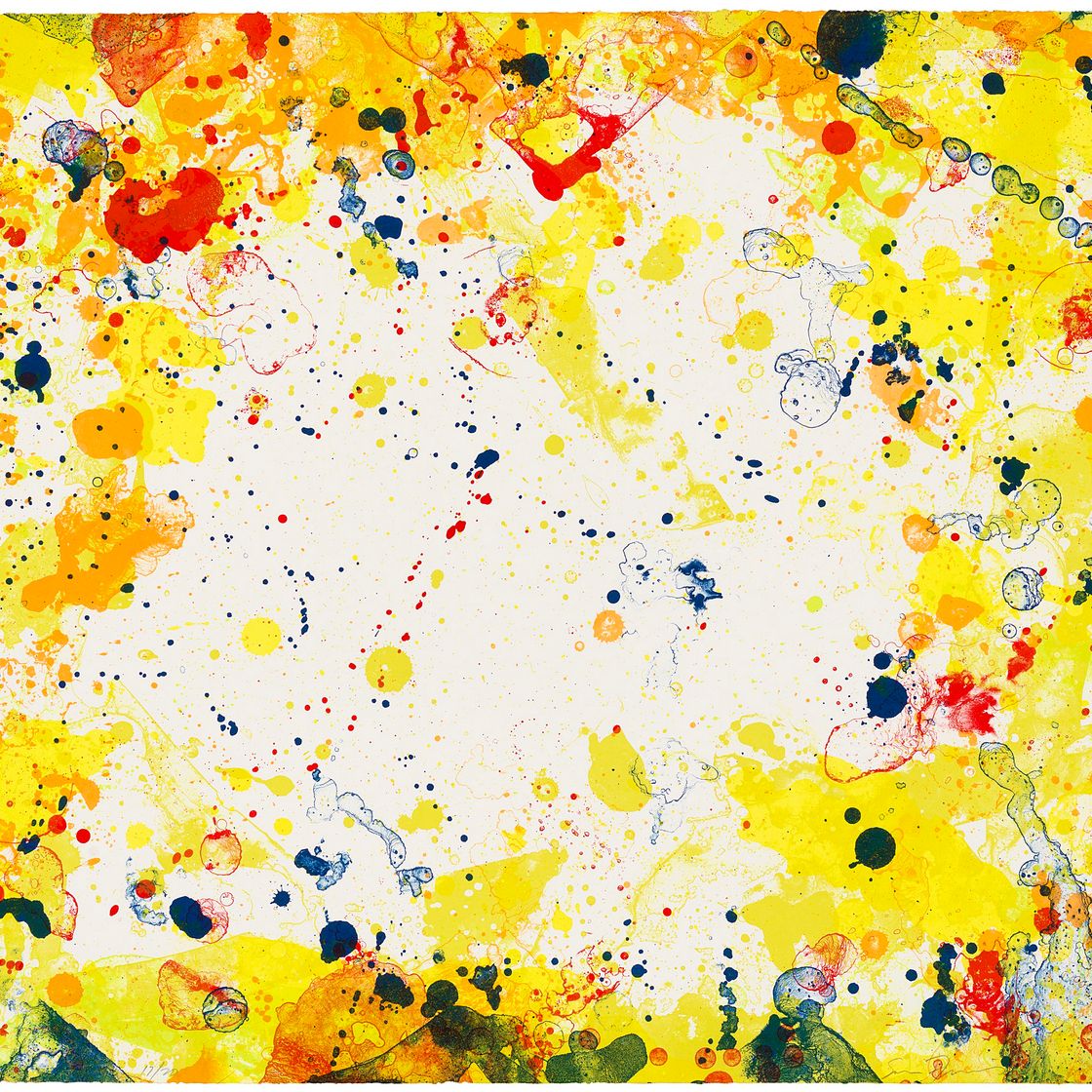 Sam Francis — Голубой глаз над Китаем