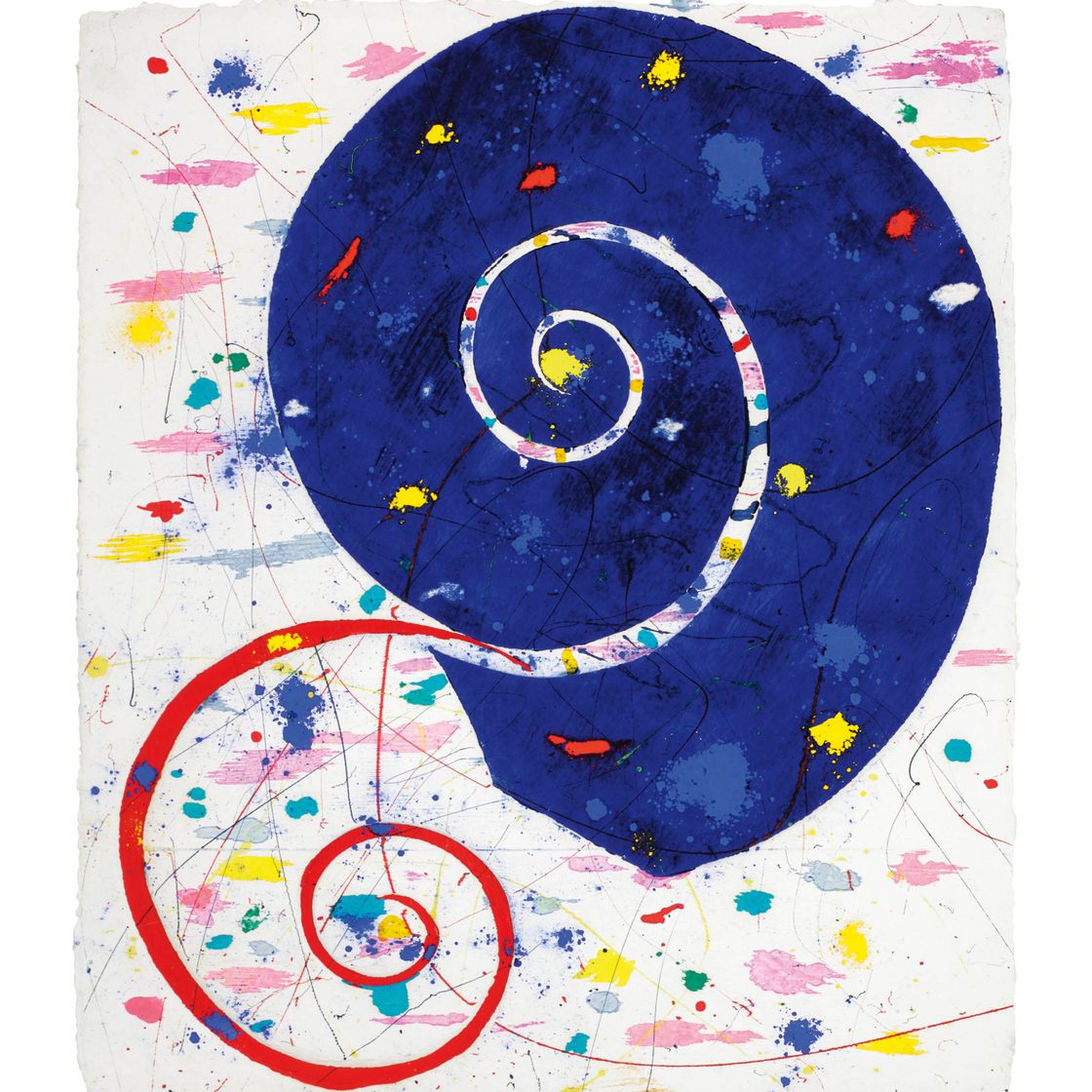 Sam Francis — Без названия (SFM 82-040)