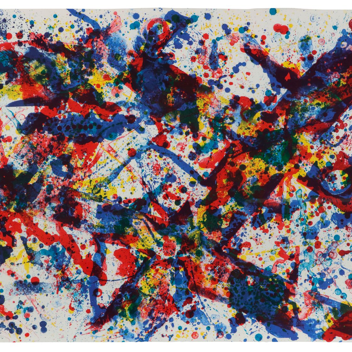 Sam Francis — Двойной крест