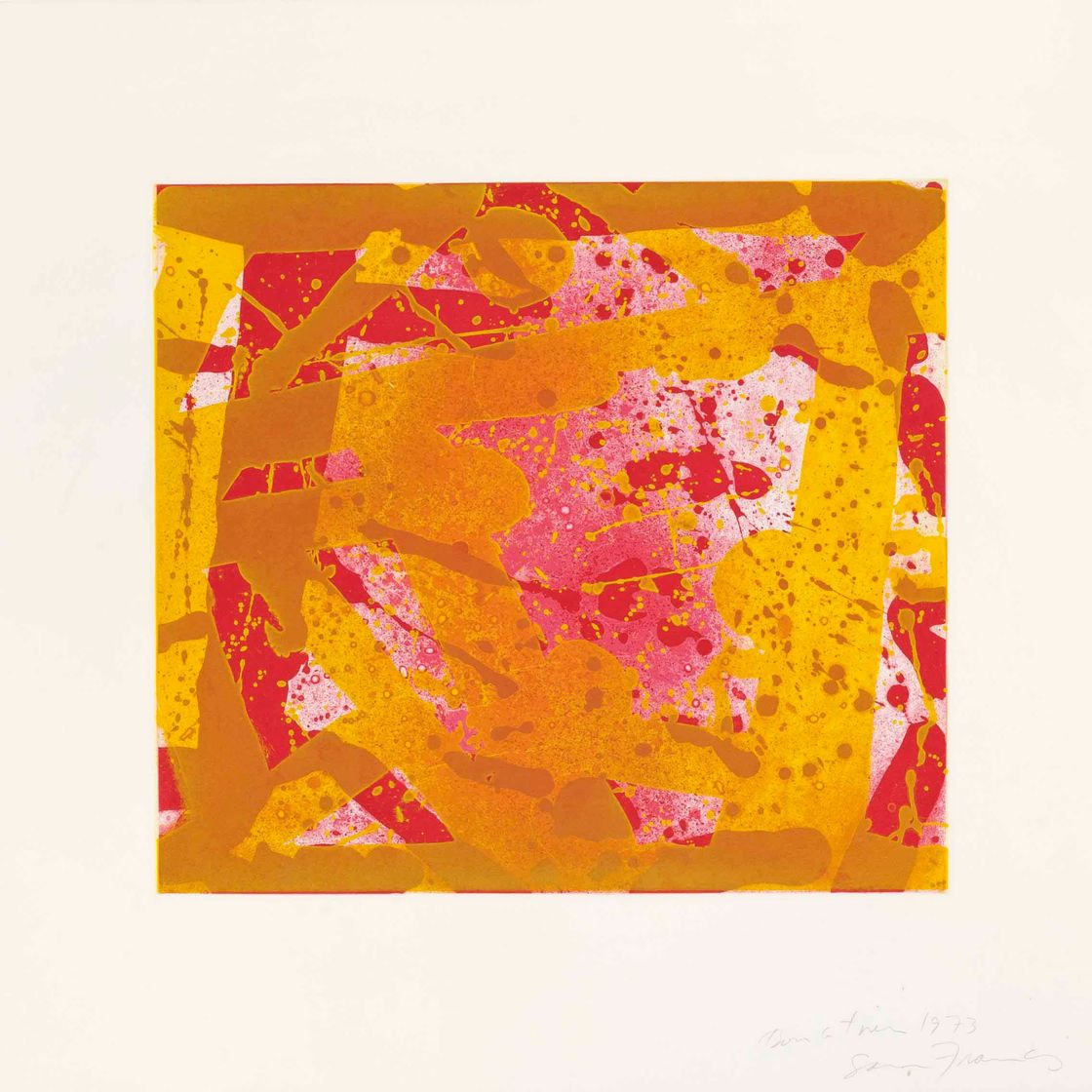 Sam Francis — Красный коралл