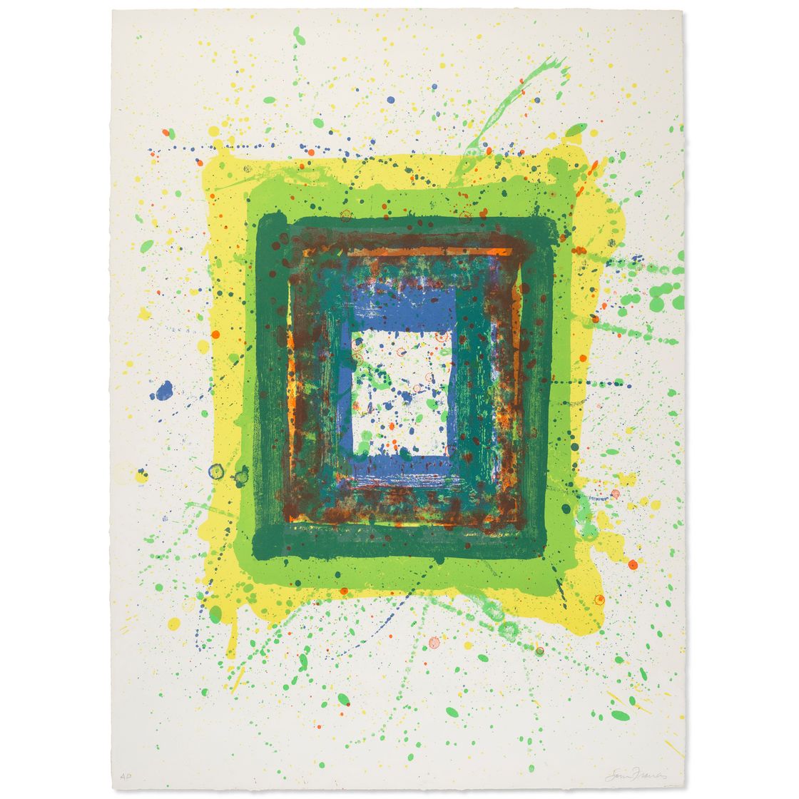 Sam Francis — Без названия (SF-354), из портфолио Papierski