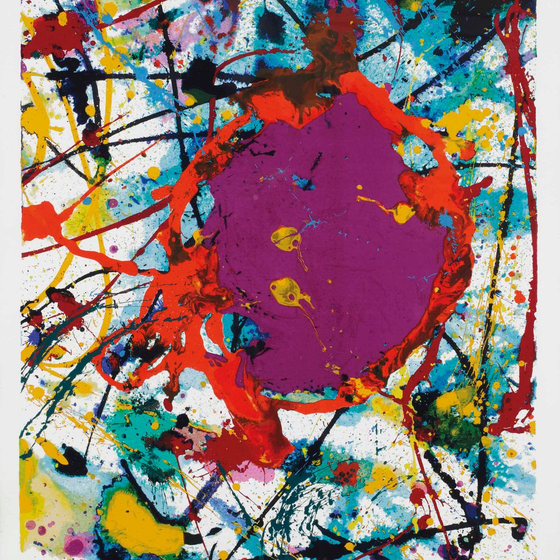 Sam Francis — Композиция