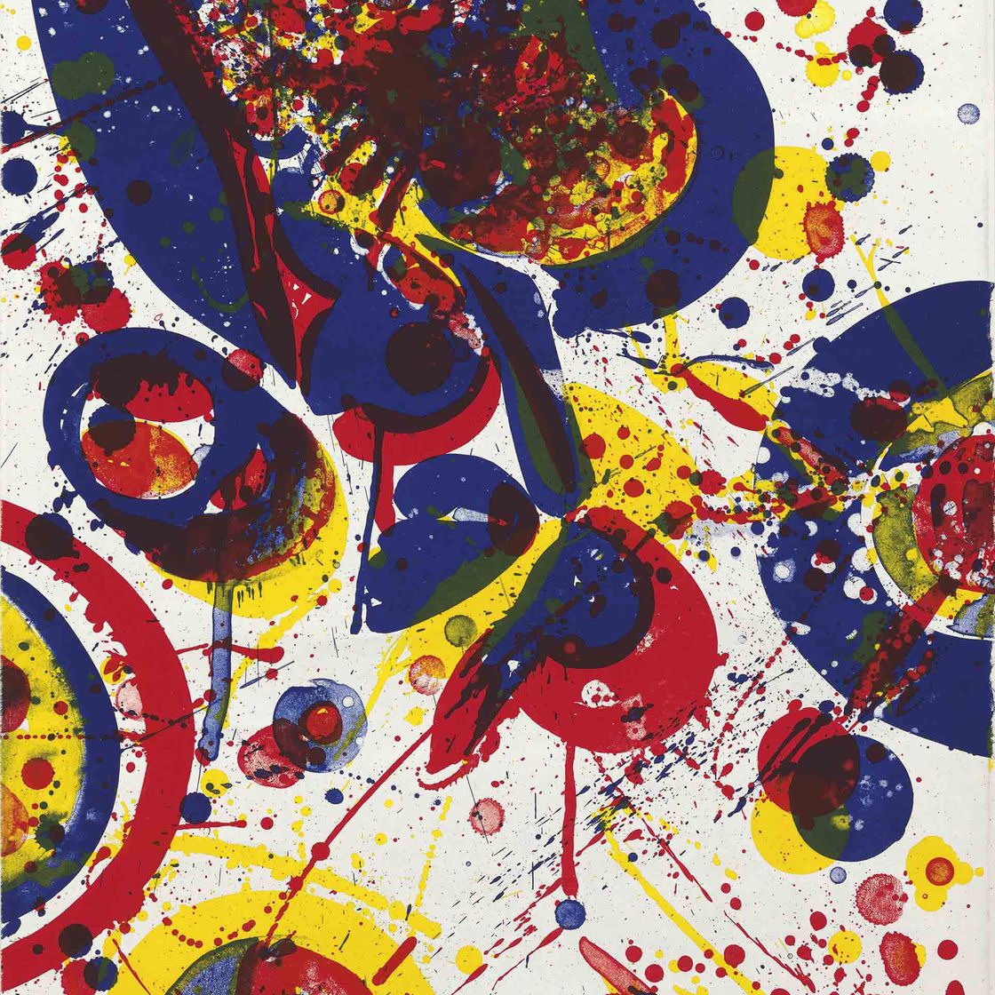 Sam Francis — Другой набор -X, из коробки из Пасадены (L. L65)