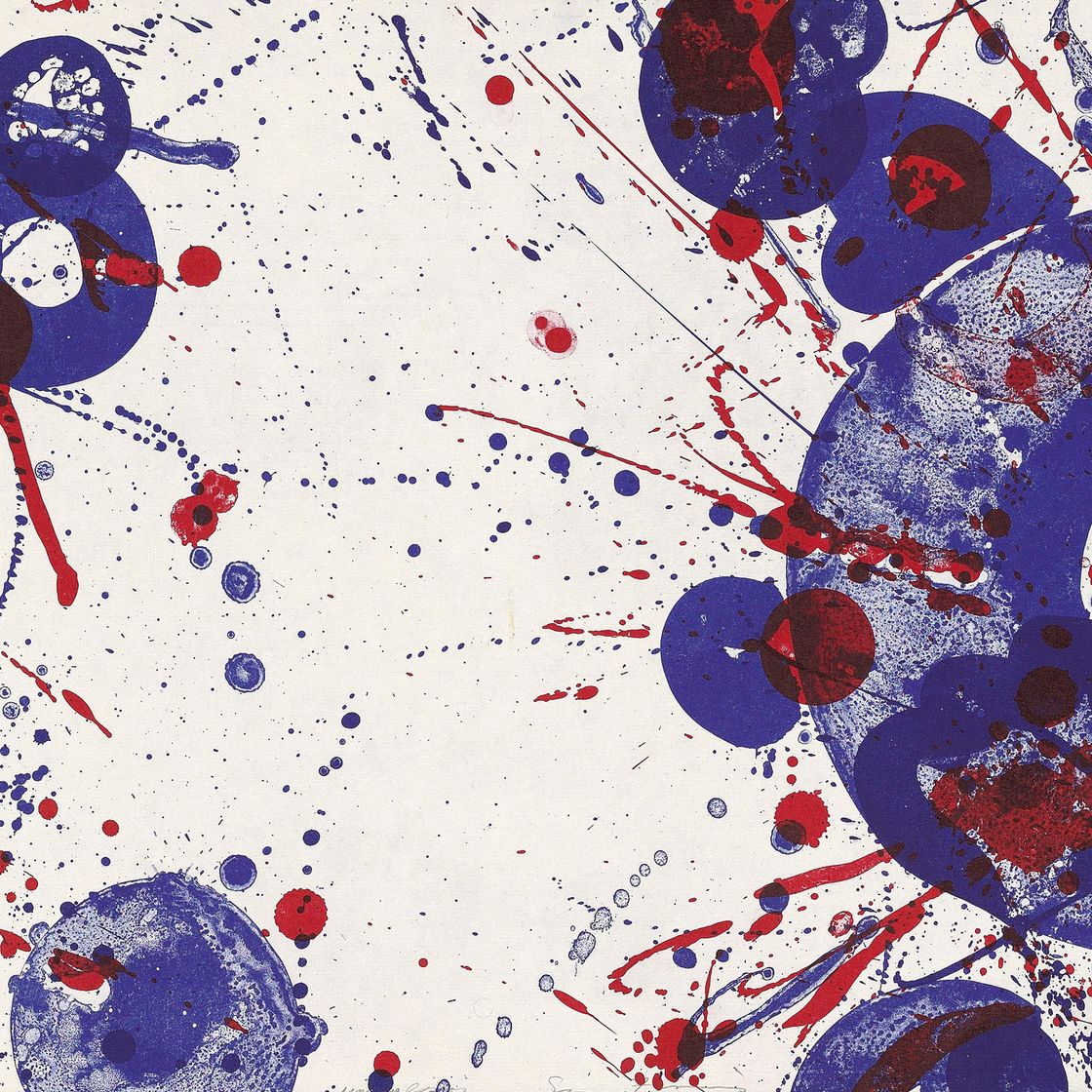 Sam Francis — Три тарелки, из коробки из Пасадены., изображение 3