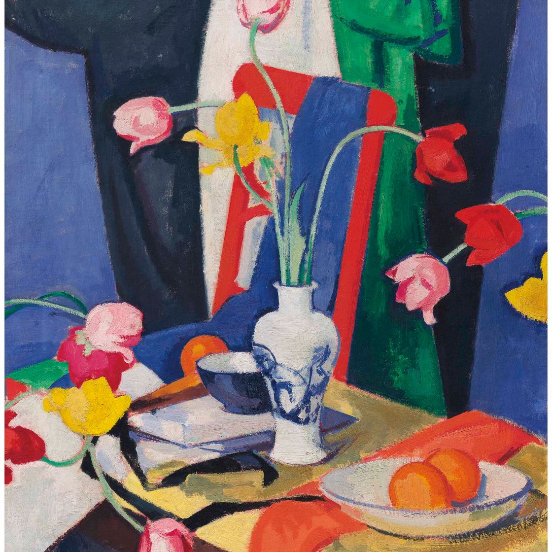 Samuel John Peploe — Натюрморт с тюльпанами