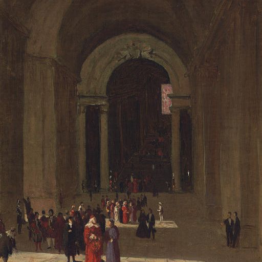 Sanford Robinson Gifford — В соборе Святого Петра, Рим