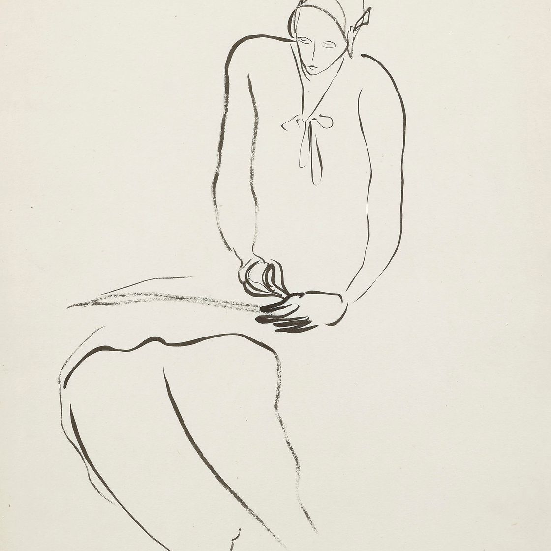Sanyu — Леди рисует эскизы