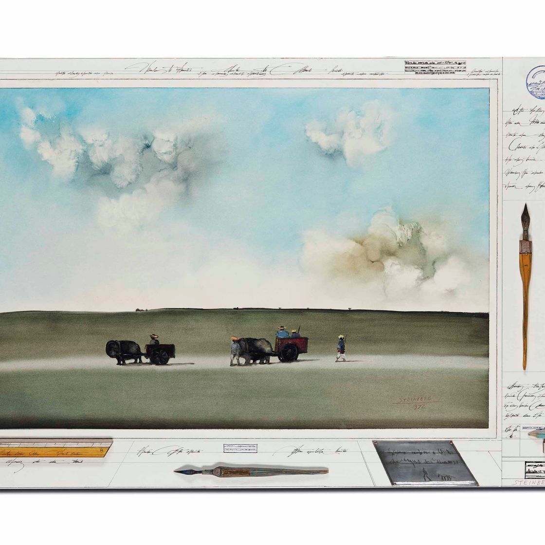 Saul Steinberg — Выставка Буффало