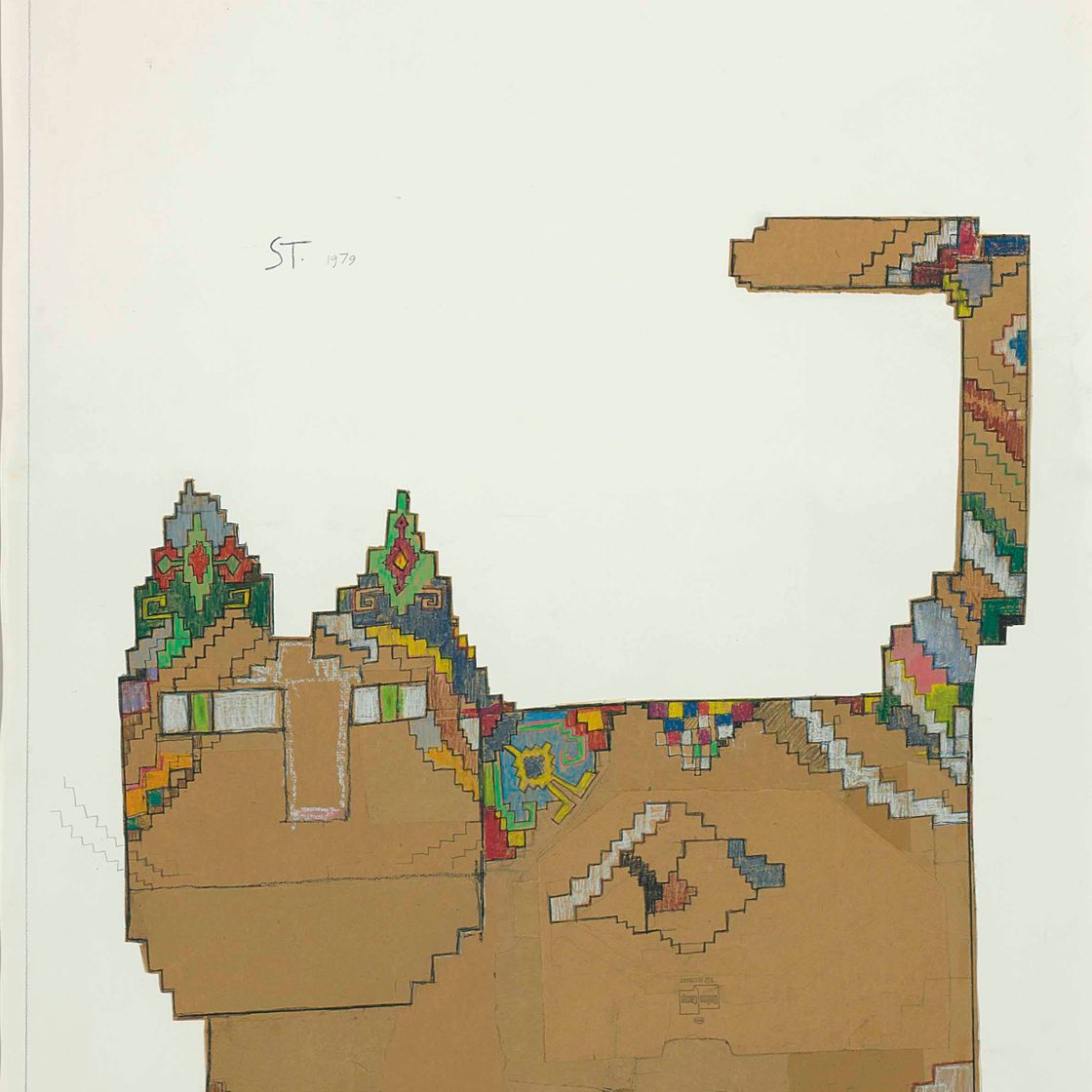Saul Steinberg — Кот