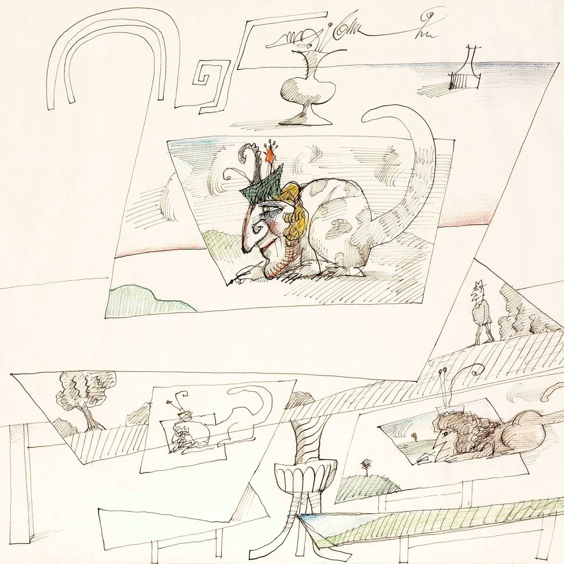 Saul Steinberg — Галатея