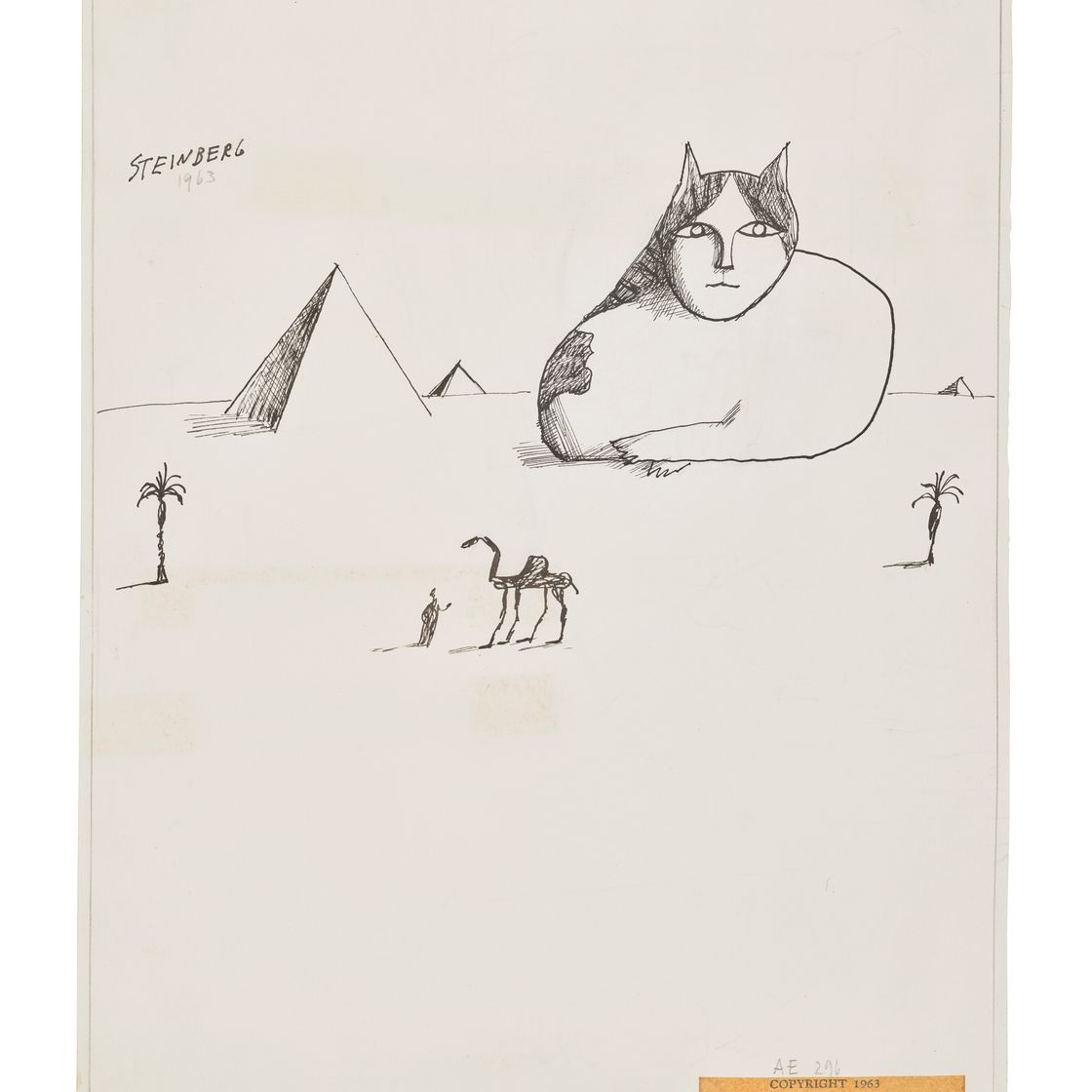 Saul Steinberg — Сфинкс