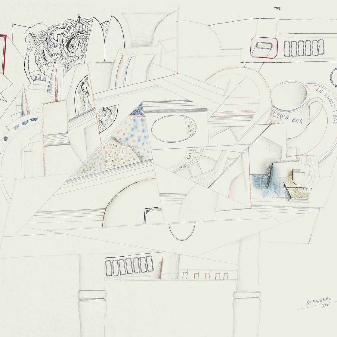 Saul Steinberg — Натюрморт Ле Ллойда